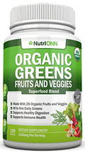 cápsulas orgánicas de super greens