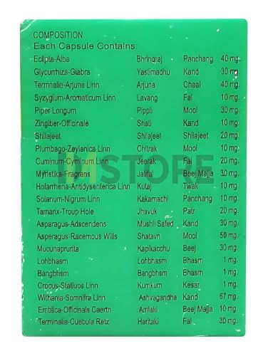 cápsulas Paurush Jiwan para bienestar