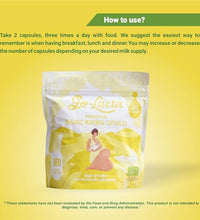 Cápsulas premium de moringa Go-Lacta