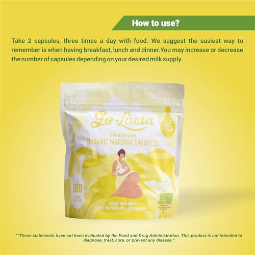Cápsulas premium de moringa Go-Lacta