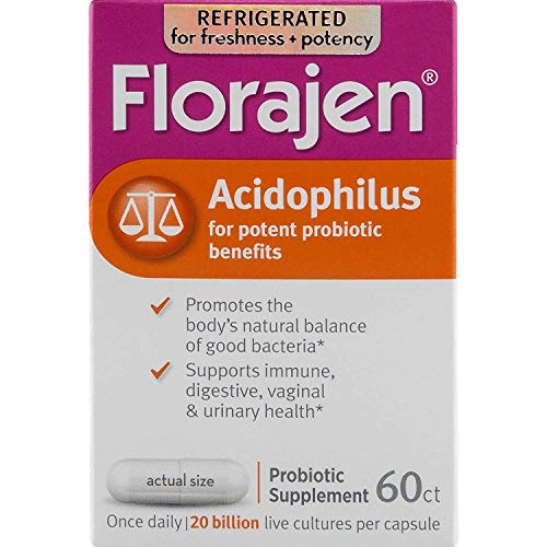 cápsulas probióticas Florajen para salud digestiva