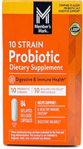 cápsulas probioticas Member Mark para salud digestiva