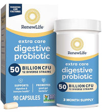cápsulas probióticas Renew Life para salud digestiva