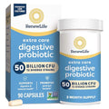 cápsulas probióticas Renew Life para salud digestiva