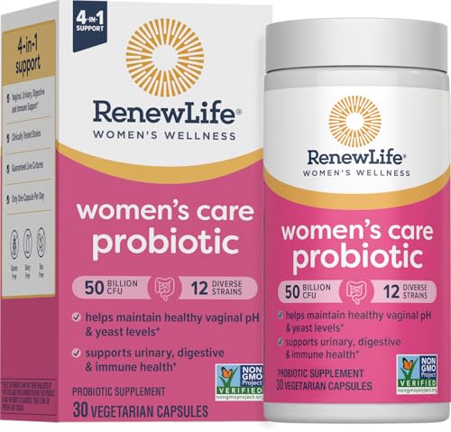 Cápsulas probióticas Renew Life para salud vaginal