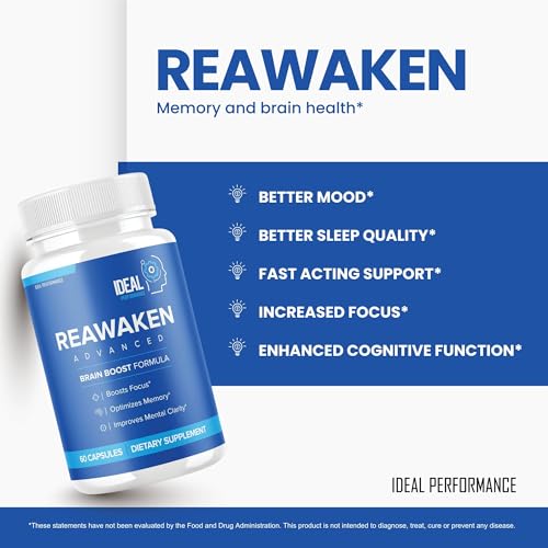 cápsulas Reawaken para concentración efectiva
