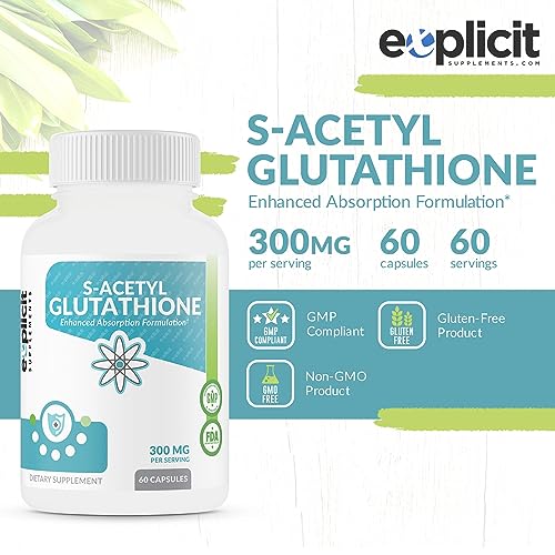 Cápsulas resistentes al ácido de S-Acetil Glutatión