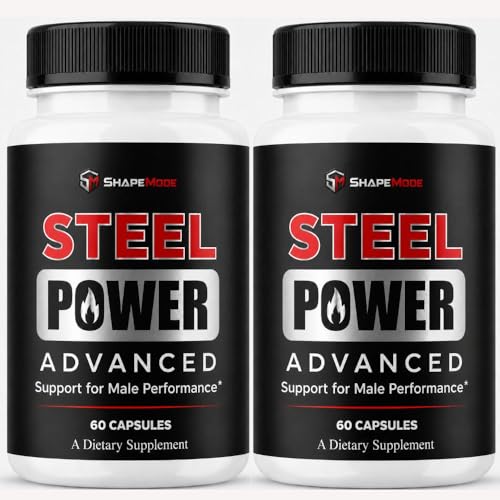 Cápsulas Steel Power para hombres saludables