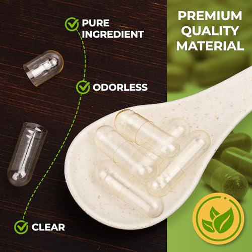 cápsulas transparentes para rellenar