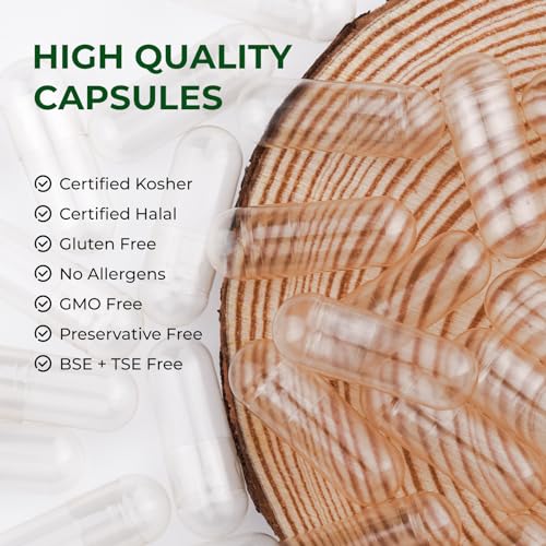 cápsulas transparentes tamaño 0 para vitaminas
