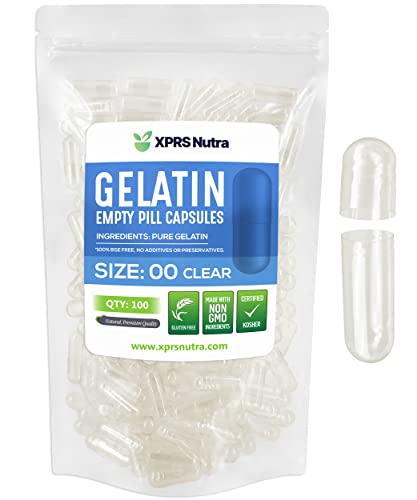 Cápsulas vacías para suplementos saludables