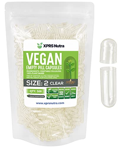 cápsulas vacías para suplementos veganos
