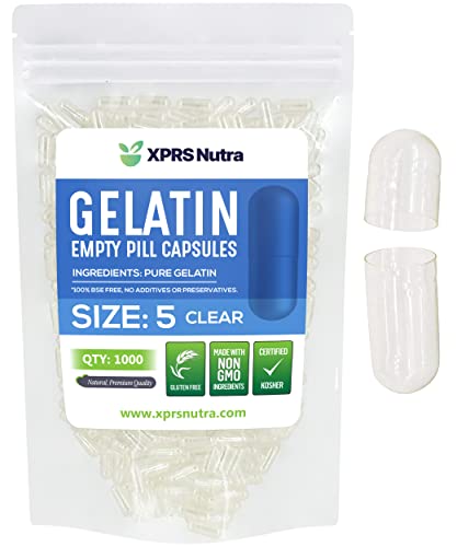 Cápsulas vacías para suplementos vitamínicos