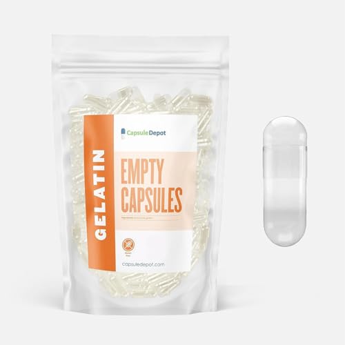 cápsulas vacías tamaño 1 para suplementos