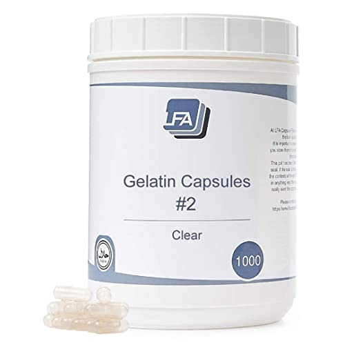 cápsulas vacías tamaño 2 gelatina