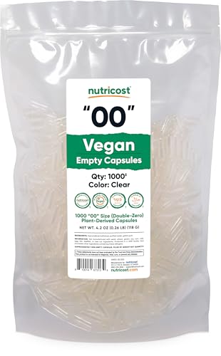 cápsulas vacías veganas Nutricost