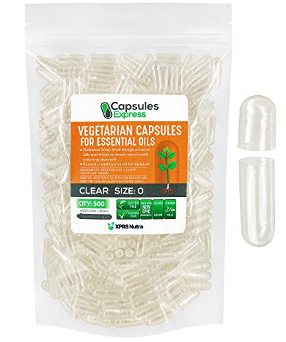cápsulas vacías veganas para aceites