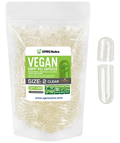cápsulas vacías veganas para rellenar