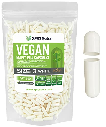cápsulas vacías veganas para rellenar