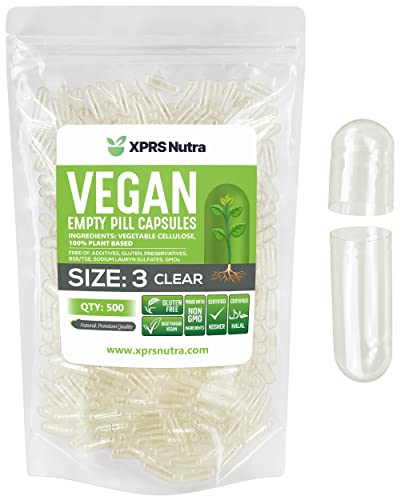 cápsulas vacías veganas para suplementos