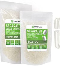 cápsulas vacías veganas para suplementos