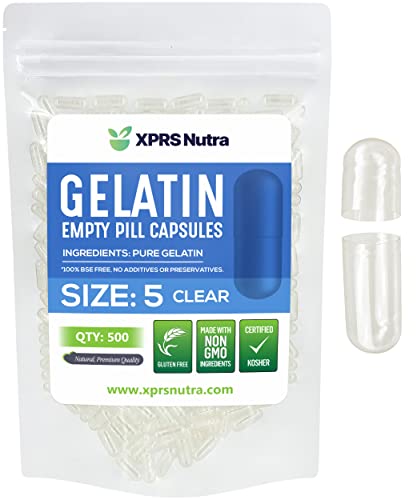 cápsulas vacías XPRS Nutra para suplementos
