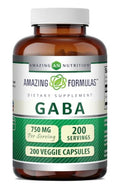 cápsulas veganas de GABA 750mg