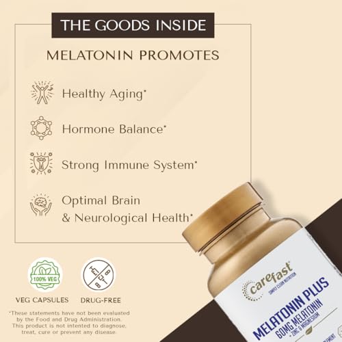 cápsulas veganas de melatonina y minerales