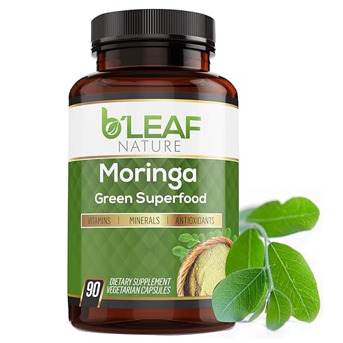 Cápsulas veganas de moringa orgánica