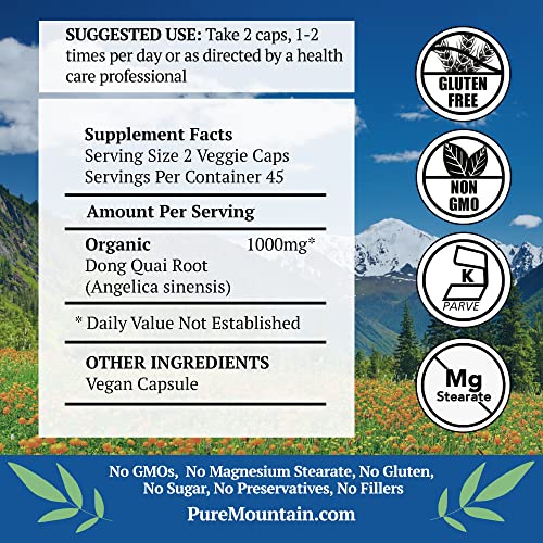 Cápsulas veganas de Pure Mountain