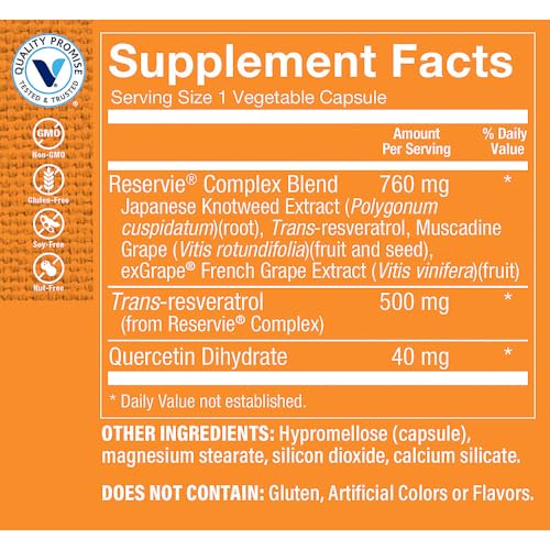 cápsulas veganas de resveratrol para salud