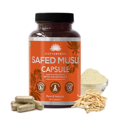 cápsulas veganas de safed musli