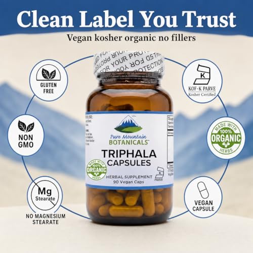 Cápsulas veganas de Triphala