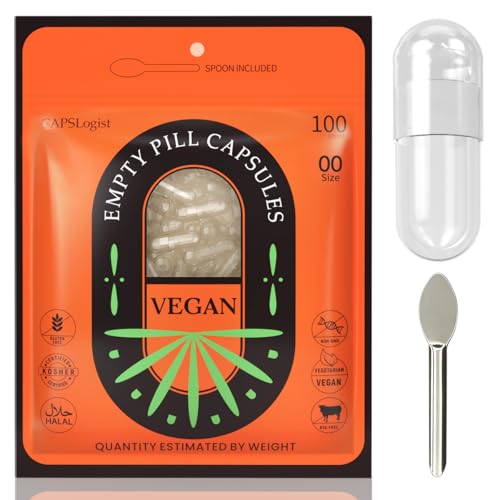 cápsulas veganas tamaño 00 para rellenar