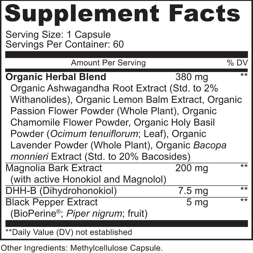 Cápsulas vegetales de Ashwagandha