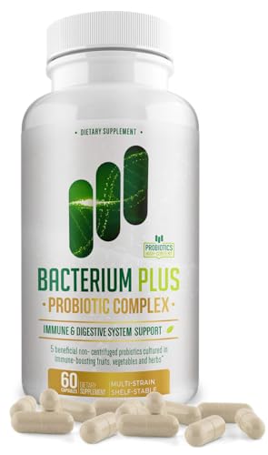 Cápsulas vegetales de Bacterium Plus