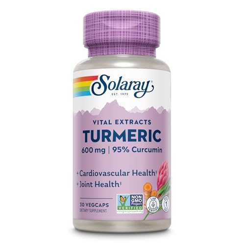 cápsulas vegetales de cúrcuma Solaray