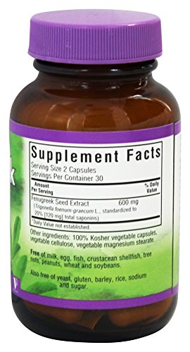 cápsulas vegetales de fenogreco 600 mg