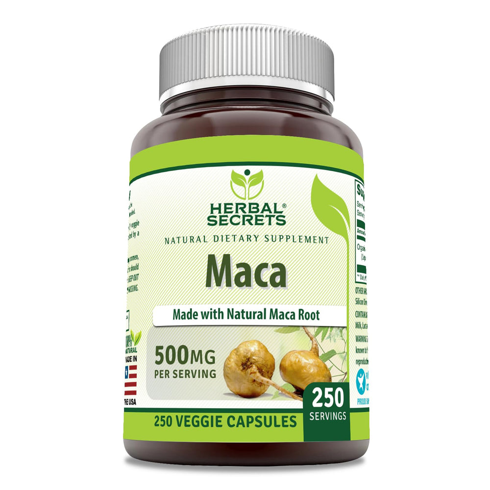 Cápsulas vegetales de Maca