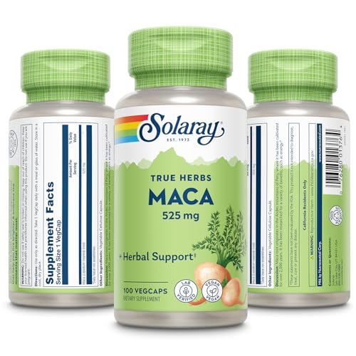 Cápsulas vegetales de maca natural