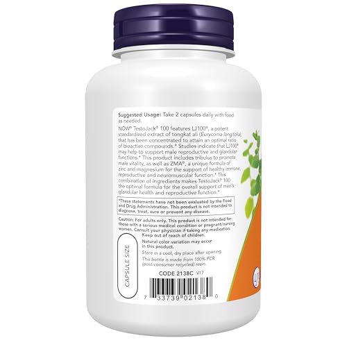 Cápsulas vegetales de TestoJack™ 100