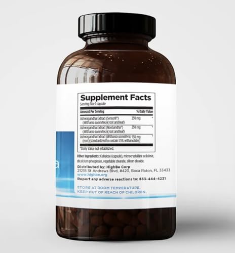 Cápsulas vegetarianas de Ashwagandha KSM-66