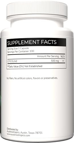 cápsulas vegetarianas de citicolina para enfoque