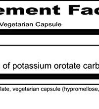 Cápsulas vegetarianas de potasio para energía