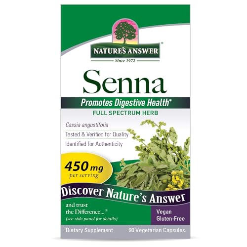 Cápsulas vegetarianas de Senna Leaf