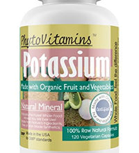 cápsulas vegetarianas potasio orgánico