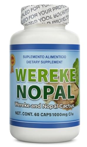 cápsulas wereke y nopal naturales