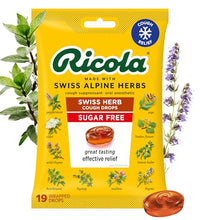 caramelos Ricola para aliviar la tos