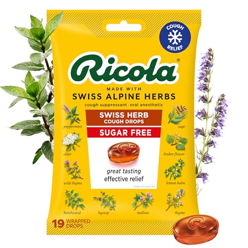 caramelos Ricola para aliviar la tos