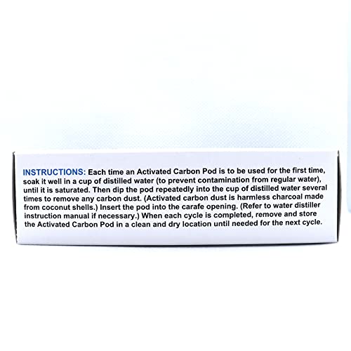 carbón activado para destilador de agua